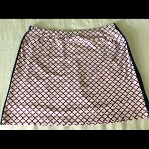 Tall multicolor skirt.